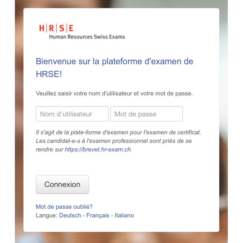 12 mois d'accès à la plateforme d'exercices pour HRSE 12 mois d'accès à la plateforme d'exercices pour HRSE